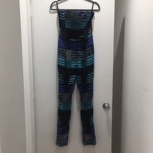 Mara Hoffman printed strapless jumpsuit